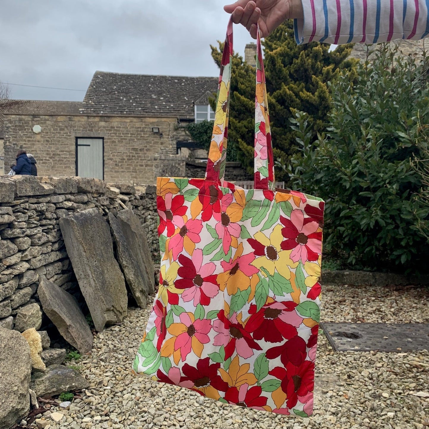 Handmade 100% Cotton Tote Bag | Shopper | Lightweight & Durable